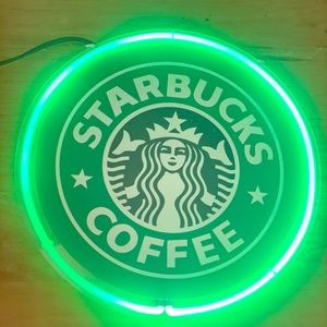 Starbucks neon sign